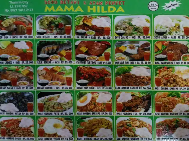 Gambar Makanan Ayam Penyet & Soto Betawi Mama Hilda 2