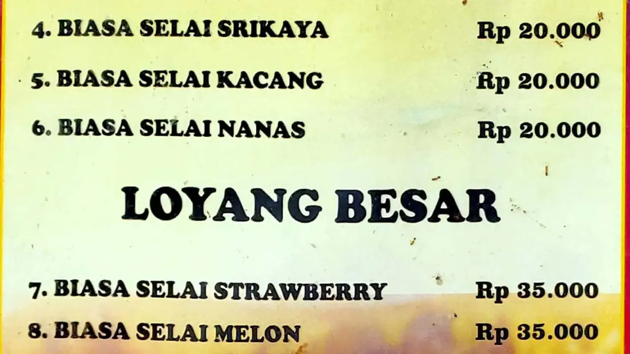 England Martabak Terang Bulan