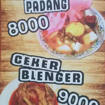 Ketupat Sayur Padang & Ceker Blenger