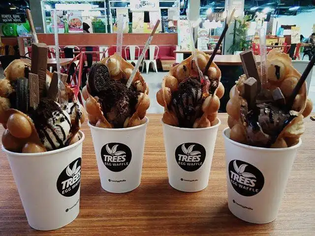 Gambar Makanan Trees Egg Waffle 6