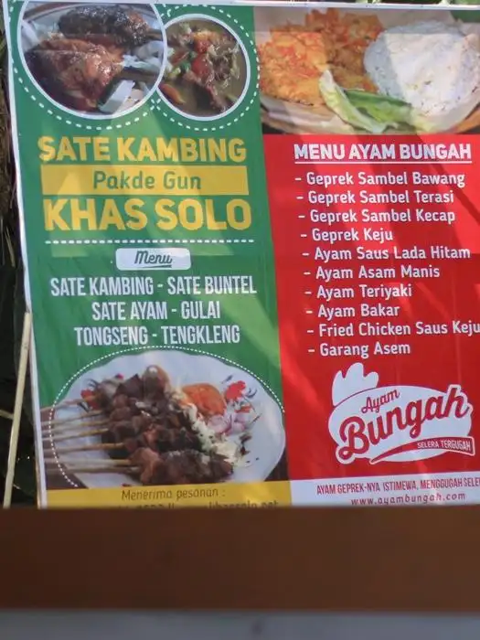 Sate Kambing Pakde Gun Khas Solo