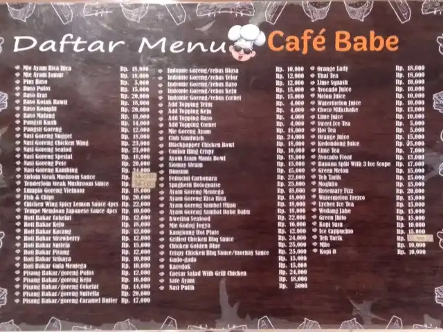 Gambar Makanan Cafe Babe 6