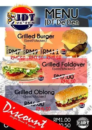 JDT De'den - Grilled Burger Food Photo 3