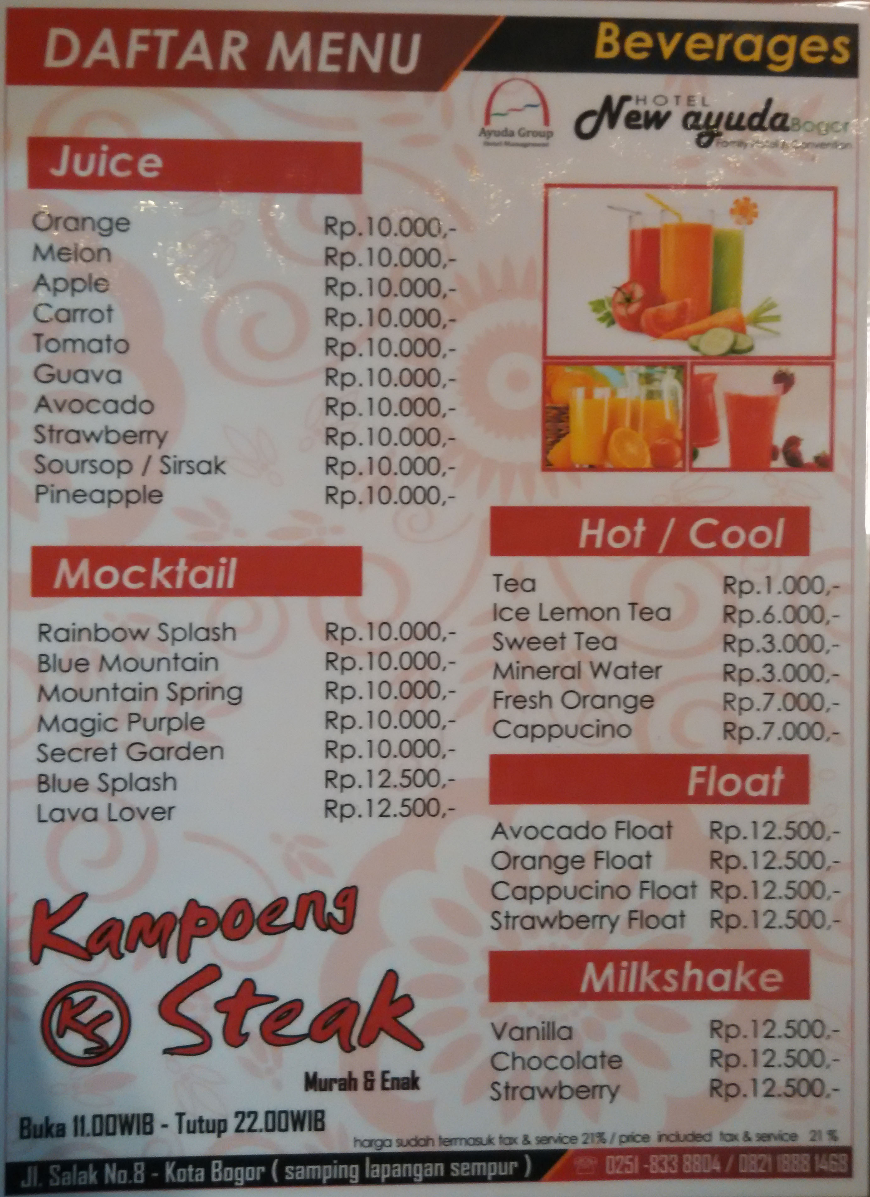 Kampoeng Steak terdekat Restoran dan Tempat Makan Barat terdekat di Bogor