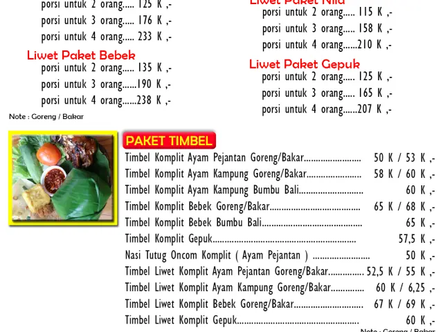 Gambar Makanan Liwet Asep Stroberi Lembang 1