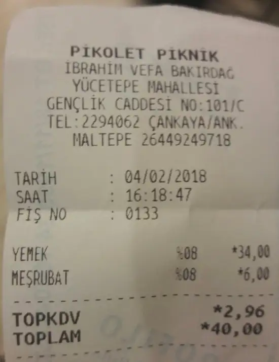 Pikolet Piknik'nin yemek ve ambiyans fotoğrafları 15