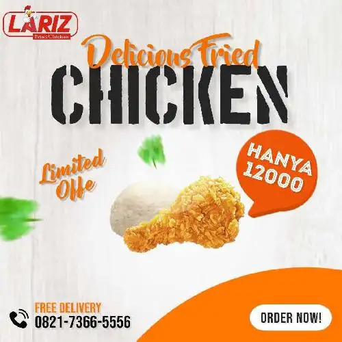 Gambar Makanan Lariz Fried Chicken, Indomaret Arira 18