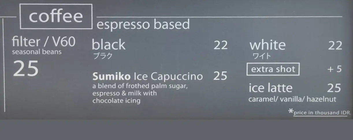 Sumiko Coffee and Tea