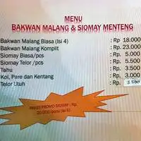 Gambar Makanan Siomay & Bakwan Malang Menteng 1
