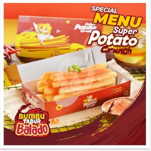 Gambar Makanan Super Potato Crunch and Kentang Spiral, SMK TRIKARYA 2