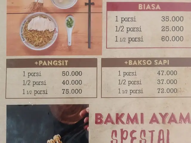 Gambar Makanan Bakmi Ayam Alok 1