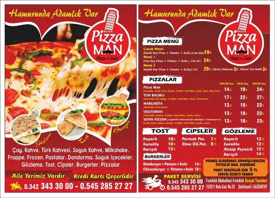 Pizza Man Pizza &amp; Cafe