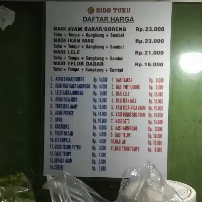 Ayam Goreng Kalasan Sido Tuku