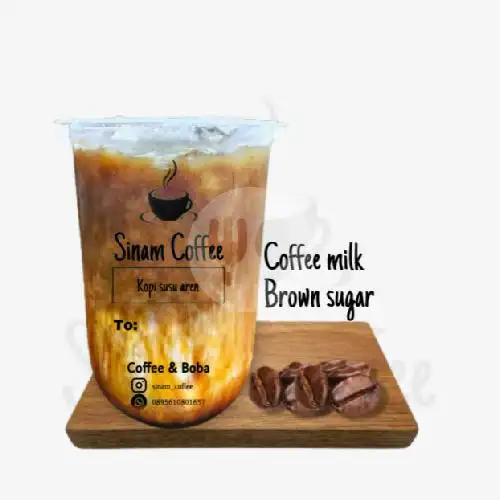 Gambar Makanan Sinam Coffee, Boba & Kopi 1