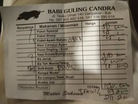 Gambar Makanan Babi Guling Chandra 16