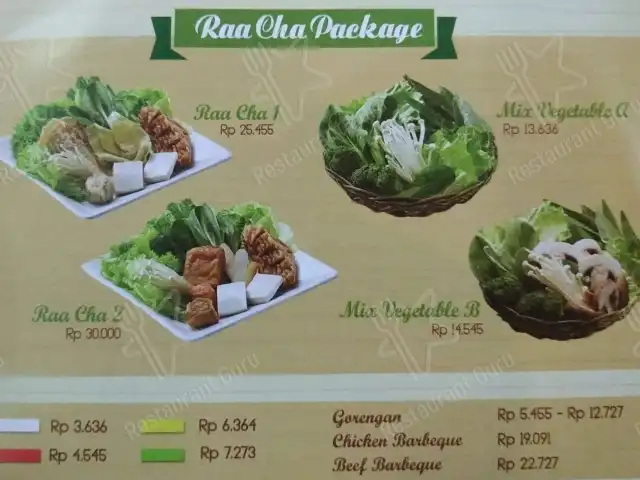 Gambar Makanan Raa Cha restaurant - Blok M Plaza 1