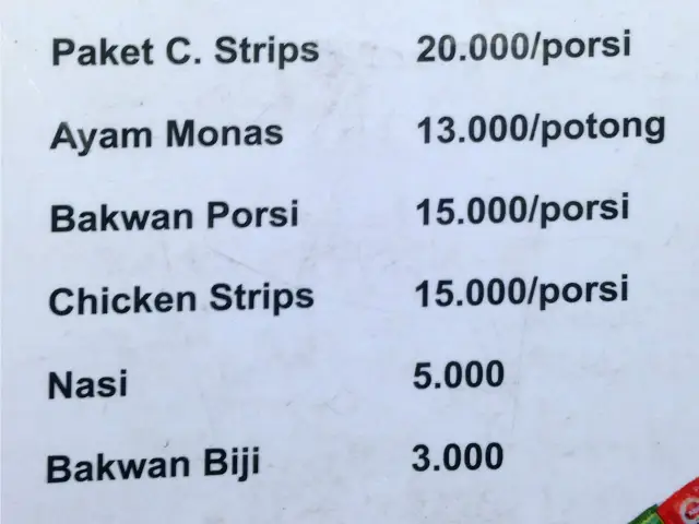 Gambar Makanan Ayam Goreng Monas 3