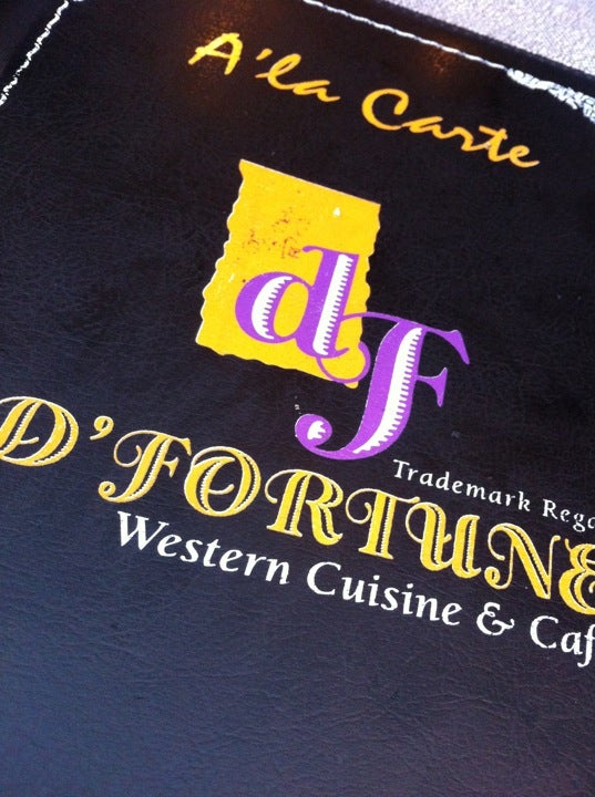 D' Fortune Western Cuisine & Cafe menu and price 20222023 YummyAdvisor