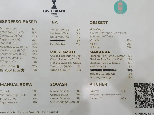 Gambar Makanan Castle Black Coffee 1