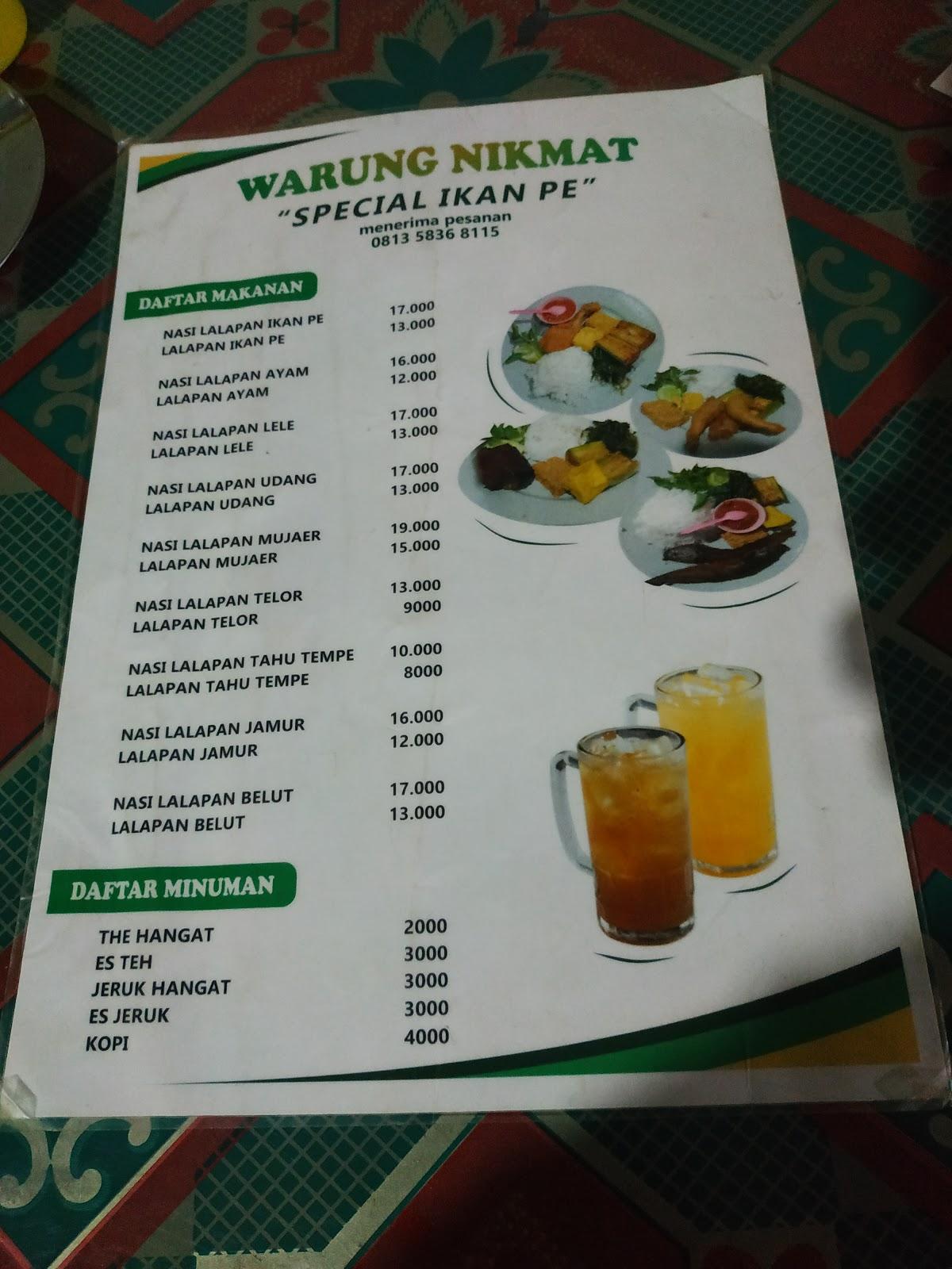 Warung Nikmat Spesial Ikan Pe Terdekat Restoran Dan Tempat Makan