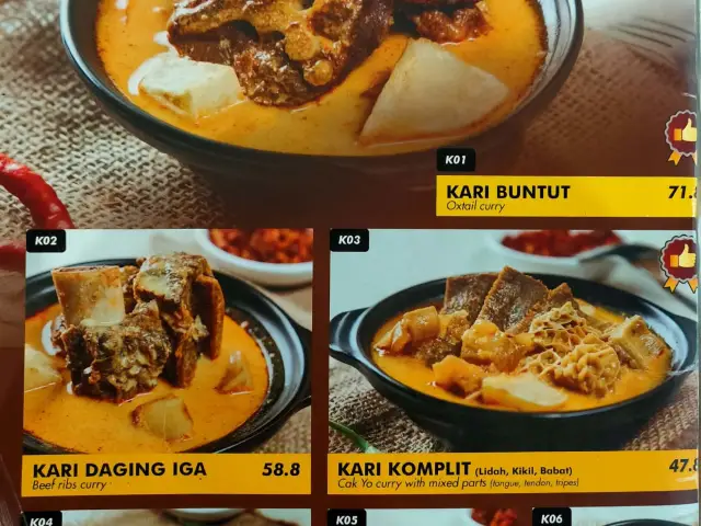 Gambar Makanan Chop Buntut Cak Yo 2