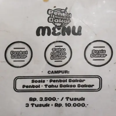 Pentol Tusuk Bakar