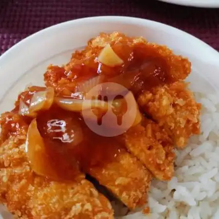 Gambar Makanan Rice Bowl Ayam Saosi 2