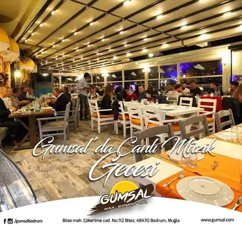 Gumsal Beach Restaurant'nin yemek ve ambiyans fotoğrafları 12