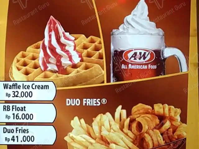 Gambar Makanan A&W Restaurant - Cibubur Plaza 4