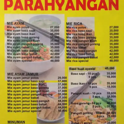 Bakmi Parahyangan