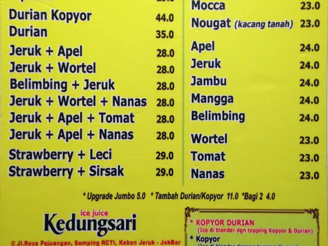 Juice Kedungsari