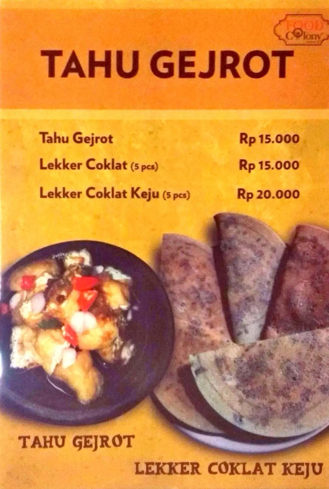 Tahu Gejrot Cirebon