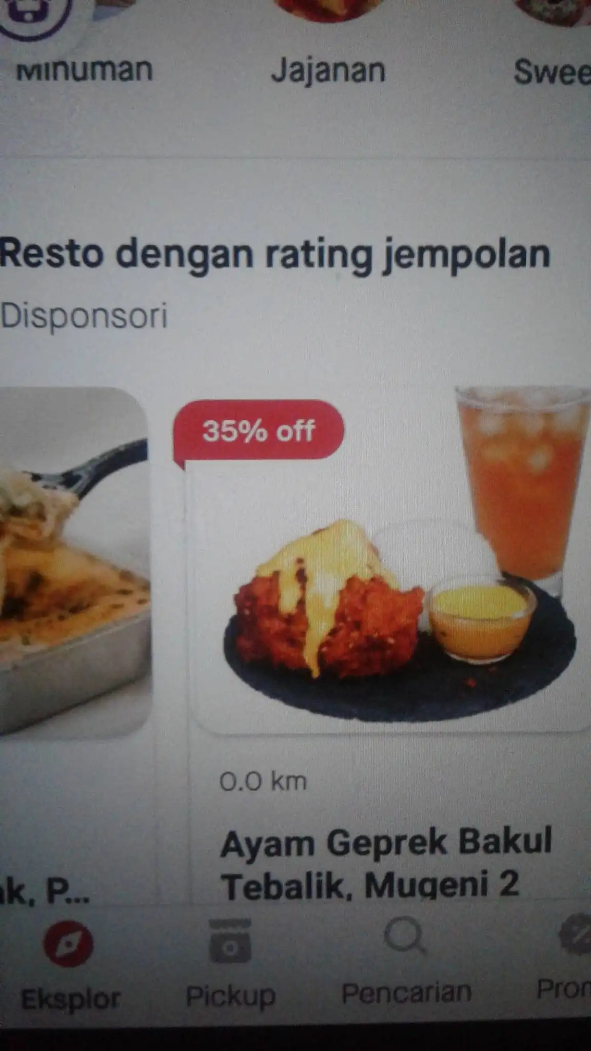 ayam geprek pemadam kelaparan dan ayam geprek bakul tebalik