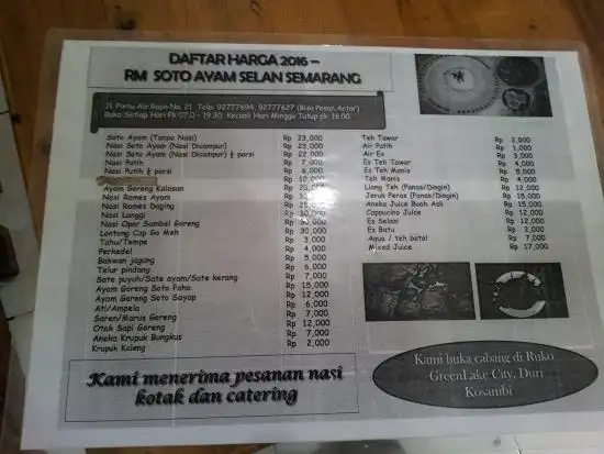 Gambar Makanan Soto Selan Pintu Air 9