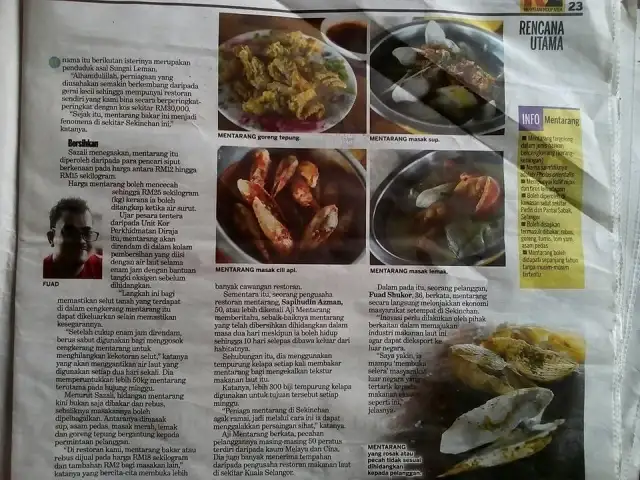 Faridah Mentarang Bakar, Sekinchan Food Photo 3