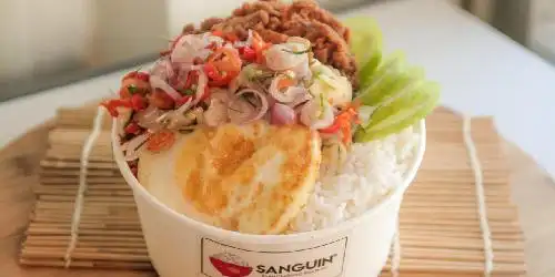 Sanguin Fried Chicken & Rice Bowl, Green Ville