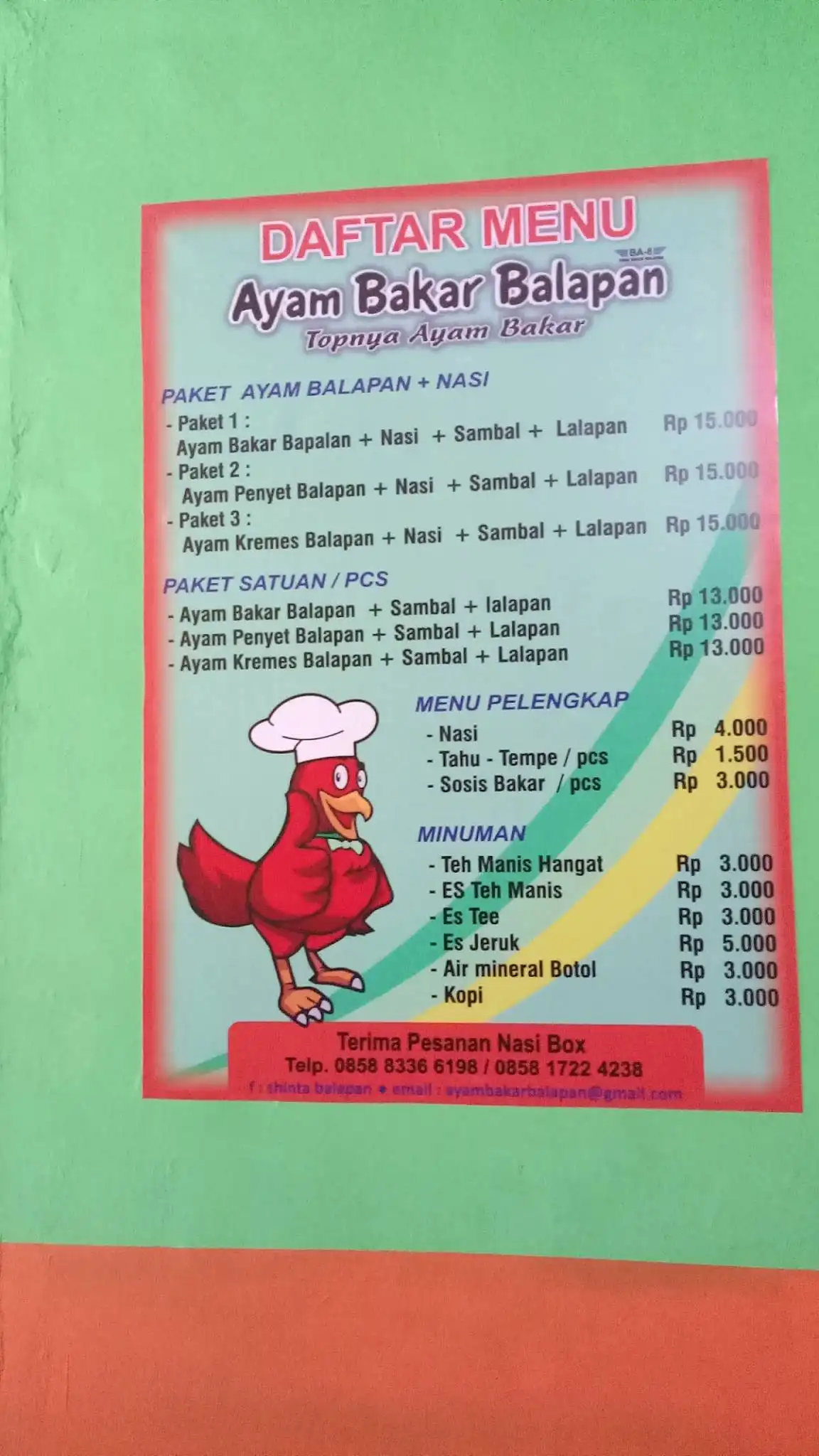 Ayam Bakar Penyet Kremes Balapan