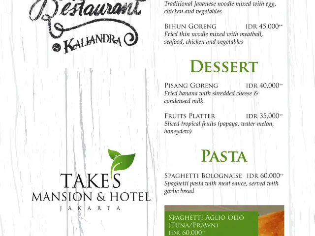 Gambar Makanan Ambarsari Restaurant - Takes Mansion & Hotel 7