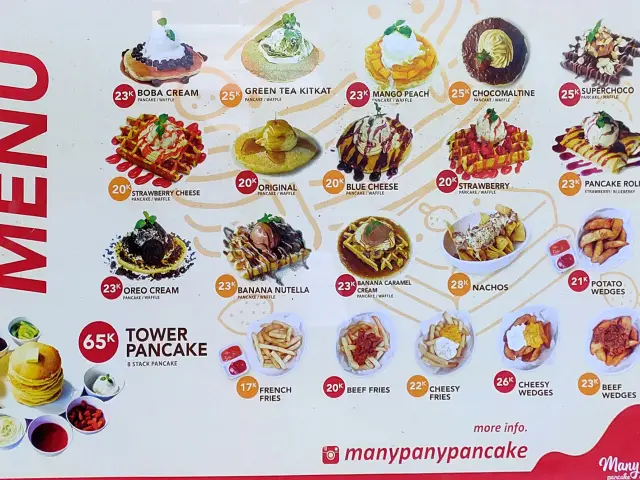 Gambar Makanan Many Pany Pancake & Waffle 1