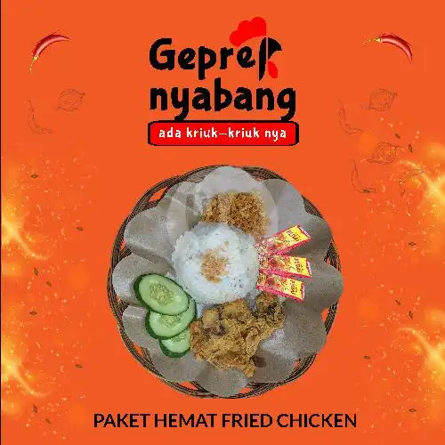 Gambar Makanan Geprek NyaBang, Flamboyan Enggal 8