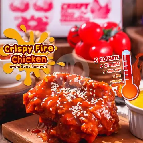 Gambar Makanan Crispy Fire Chicken Kedai Mamah 3