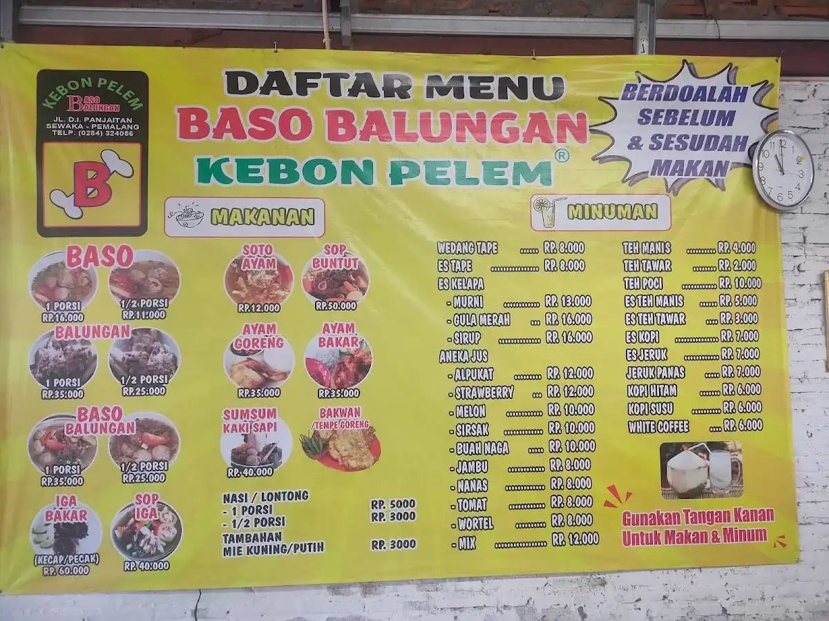 Bakso Balungan Kebon Pelem Sewaka