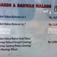 Gambar Makanan Bakso & Bakwan Malang Cak Uban 1