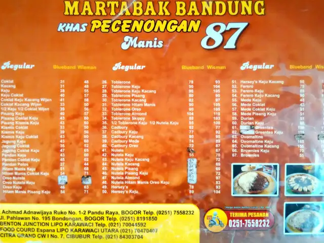Martabak Bandung Khas Pecenongan 87