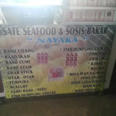 Sate Seafood & Sosis Bakar Nayaka