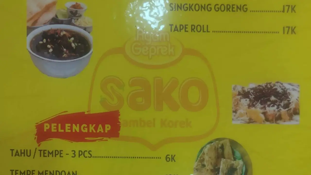 Ayam Geprek Sako