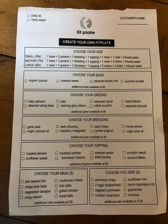 Gambar Makanan Fit Plate 14