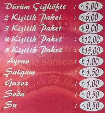 Meşhur Çiğköfteci Ömer Usta'nin yemek ve ambiyans fotoğrafları 1