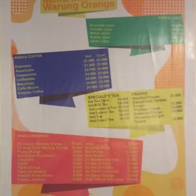 Minuman Warung Orange