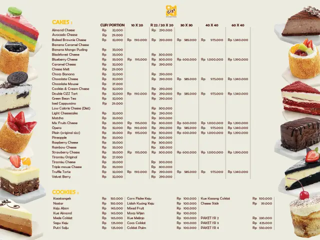 Gambar Makanan Cizz Cheesecake & Friends 1